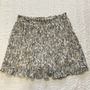 She and Sky Animal Print Skirt